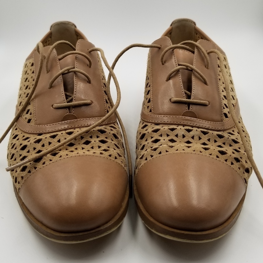 Michael Kors tan suede shoes